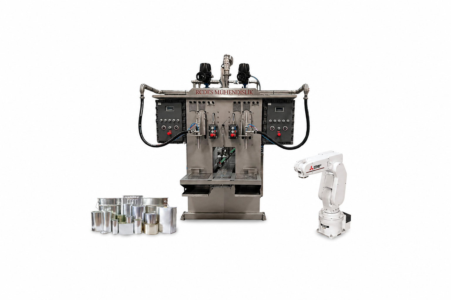 Explosion-Proof Dual-Head Semi-Automatic Tin Filling